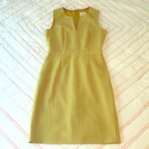 J crew suiting work dress celery green